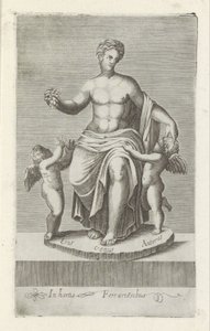 Skulpturengruppe mit Venus zwischen Eros und Anteros