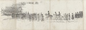 Beerdigung des verstorbenen Königs Wilhelm II. in Delft am 4. April 1849 von Anonymous
