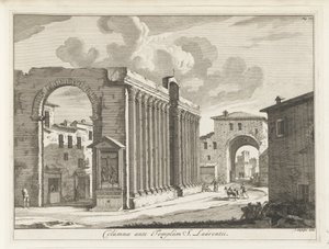 Kolonnade von San Lorenzo in Rom (Magesyn der italienischen Gebäude) von Anonymous