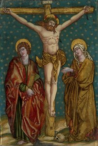 Kreuzigung Christi, mit der Jungfrau und St. Johannes von Anonymous