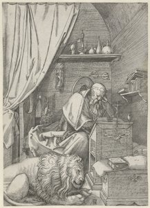 Der heilige Hieronymus in seinem Studierzimmer