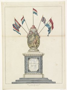 Die Revolution, Dekoration auf dem Königsplatz, 1795