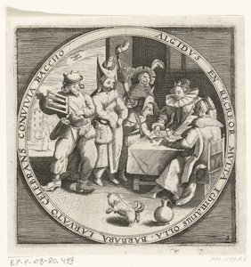 Der Monat Februar, Fastnacht, ca. 1600 von Anonymous
