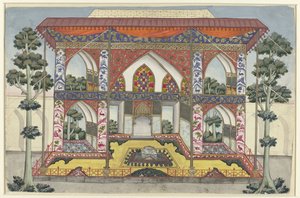Die Privataudienzhalle von Shah Safi I. von Persien von Anonymous