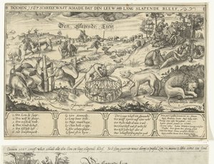 Der schlafende Löwe, 1567 von Anonymous