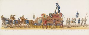Delfter Umzug von 1873 (achte Platte) von Anonymous