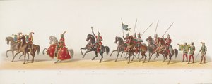 Delfter Umzug von 1873 (dritte Platte) von Anonymous