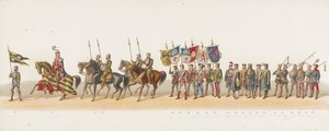 Delfter Umzug von 1873 (zweite Platte) von Anonymous