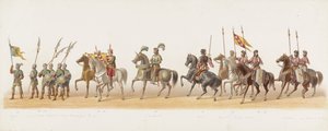 Delfter Umzug von 1873 (vierte Platte) von Anonymous