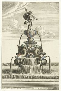 Brunnen mit Neptunstatue