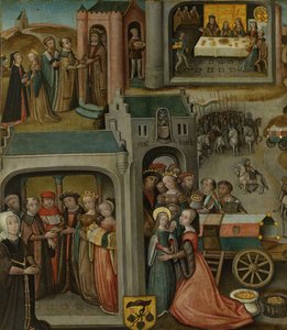 Vier Szenen aus der Legende der Heiligen Elisabeth von Ungarn von Anonymous