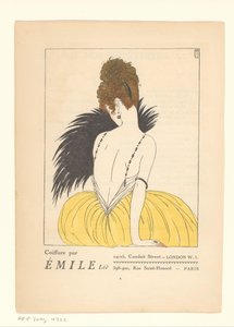 Gazette du Bon Ton, 1920 - Nr. 2, X: Frisur von Émile