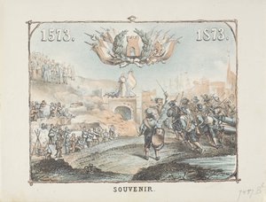 Gedenkdruck Befreiung von Alkmaar 1573-1873
