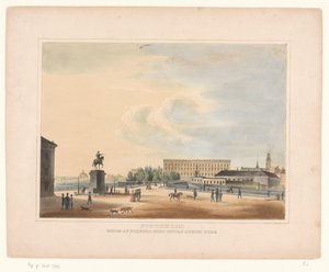 Ansicht von Gustav Adolfs Torg in Stockholm von Anonymous