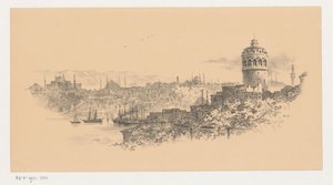 Blick auf Istanbul von Anonymous