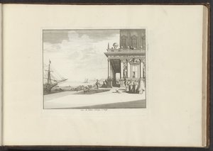 Ansicht des Palazzo Colinga in Venedig