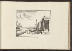 Ansicht des Palazzo del Nunzio Ponteficio in Venedig (Paleizen en monumenten in Venetië, Livorno, Napels en Rome) von Anonymous