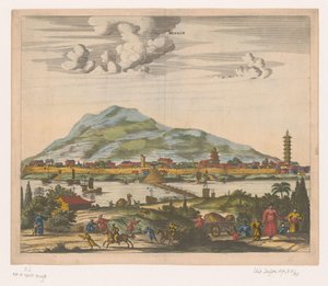 Ansicht der chinesischen Stadt Nanjing Lankin