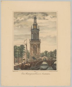 Blick auf den Jan Roodenpoortstoren in Amsterdam von Anonymous