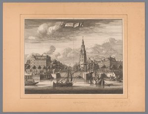 Ansicht des Montelbaansturms in Amsterdam