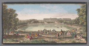 Ansicht der Orangerie des Schlosses von Versailles von Anonymous
