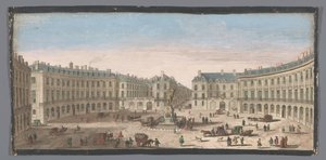 Ansicht des Place des Victoires in Paris von Anonymous