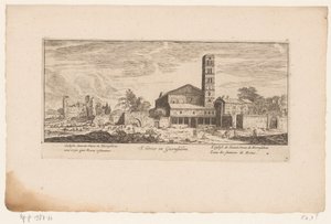 Ansicht der Santa Croce in Gerusalemme, Rom von Anonymous