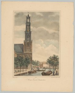 Ansicht des Westerturms in Amsterdam von Anonymous
