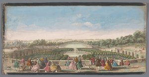 Blick auf die Orangerie des Schlosses von Versailles von Anonymous