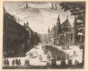 Ansicht des Binnenhofs in Den Haag