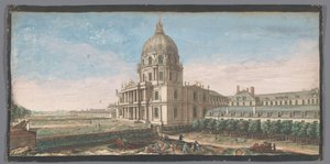 Ansicht des Hôtel des Invalides in Paris von Anonymous