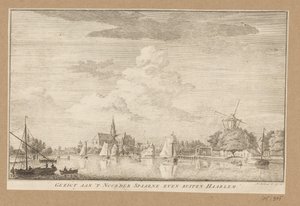 Ansicht des Noorder Spaarne bei Haarlem von Anonymous