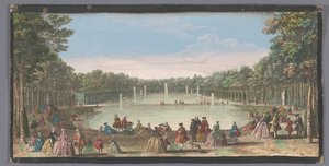 Ansicht der Île Royale im Garten von Versailles von Anonymous