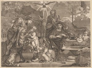 Heilige Familie mit Elisabeth und Johannes