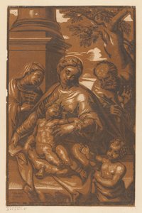 Heilige Familie mit Johannes dem Täufer und Elisabeth