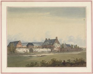 Bauernhof La Haye-Sainte in Mont-Saint-Jean von Anonymous