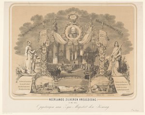 Krönung von Wilhelm III. zum König der Niederlande von Anonymous