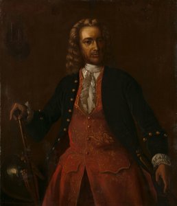 Jacob Mossel (1750-1761), Porträt von Jacob Mossel, Generalgouverneur der Niederländischen Ostindien-Kompanie von Anonymous