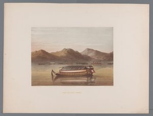 Junk eines japanischen Prinzen (Souvenir du Japon, Ansichten nach der Natur mit Text von Graf de Lijnden) von Anonymous