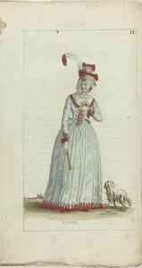 Kabinet der Mode und des Geschmacks 1791, Pl. IX von Anonymous