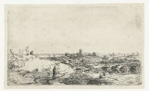 Landschaft mit einer Kuh