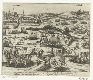Lodewijk von Nassau verlässt Bergen, 1572 von Anonymous