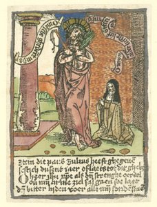 Mann der Schmerzen mit der heiligen Birgitta