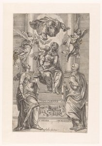 Maria mit Kind und den Heiligen Ursula und Maria Magdalena