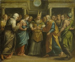 Die Heirat von Maria und Joseph