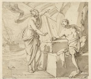 Minerva erscheint Odysseus