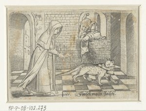 Nonne bietet Katze Fisch im Tausch gegen Penis an von Anonymous