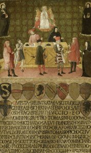 Amt der Steuerverwaltung (Biccherna) von Siena von Anonymous