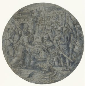 Begegnung von Abraham und Melchisedek von Anonymous