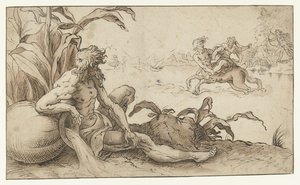 Entführung von Deïanira durch Nessus von Anonymous